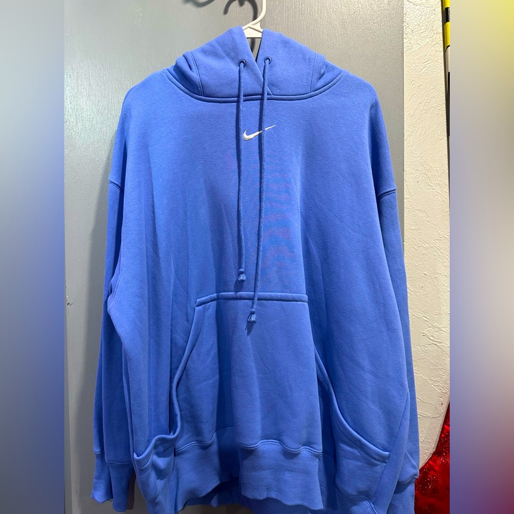 new without tags nike light blue hoodie